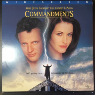 Commandments LaserDisc (VG+-M-/M-) -komedia/draama-