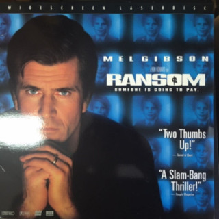 Ransom LaserDisc (VG+-M-/M-) -toiminta/jännitys-