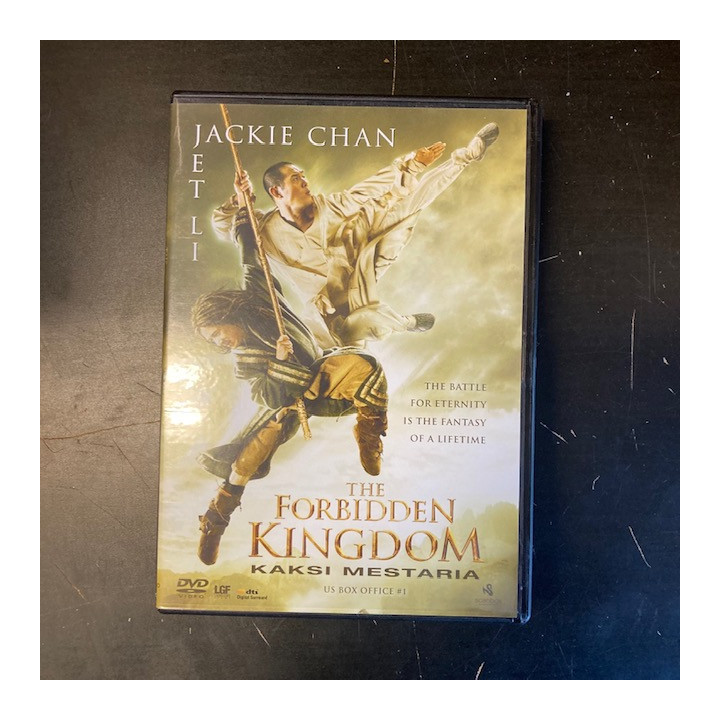 Forbidden Kingdom - Kaksi mestaria DVD (VG+/M-) -seikkailu-