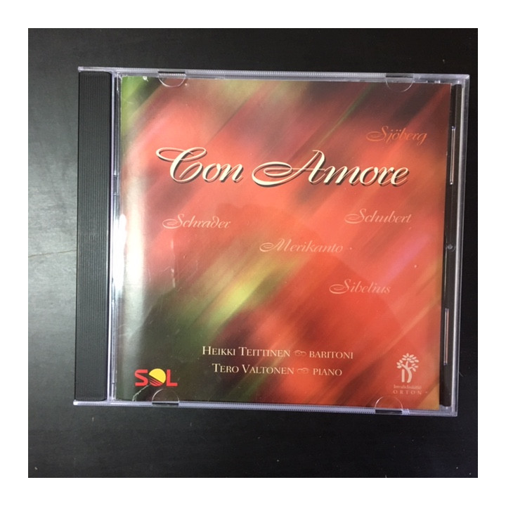 Heikki Teittinen - Con Amore CD (M-/VG+) -klassinen-