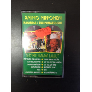 Raimo Piipponen & Havanna / Tulipunaruusut - Suosituimmat laulut C-kasetti (VG+/M-) -iskelmä-