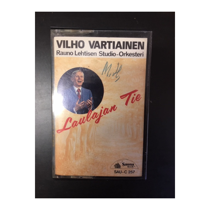 Vilho Vartiainen - Laulajan tie C-kasetti (VG+/VG+) -iskelmä-