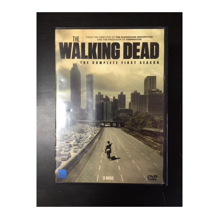 Walking Dead - Kausi 1 3DVD (VG-M-/VG+) -tv-sarja-