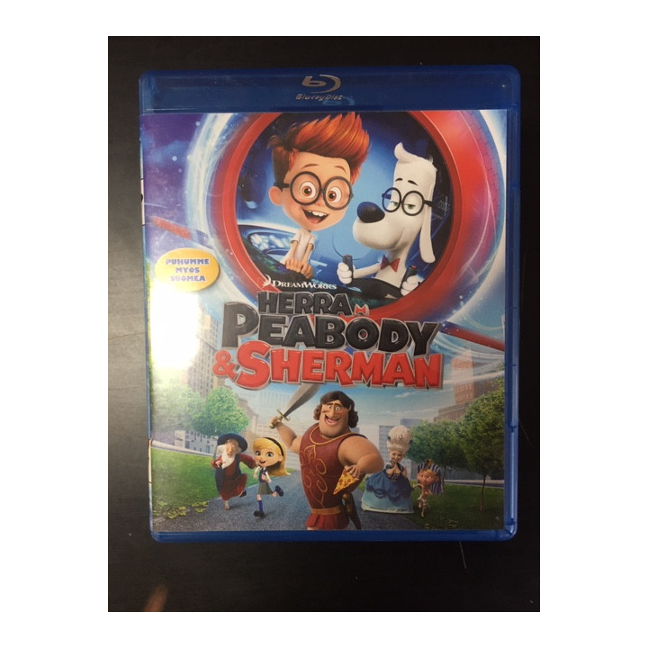 Herra Peabody & Sherman Blu-ray (M-/M-) -animaatio-