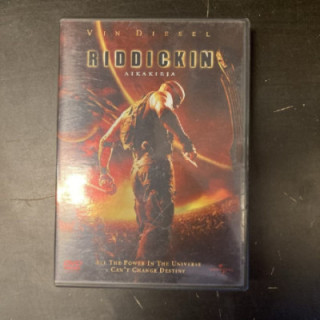 Riddickin aikakirja DVD (VG/M-) -toiminta/sci-fi-