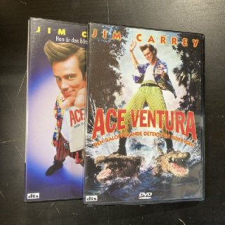 Ace Ventura 1-2 2DVD (M-/M-) -komedia-