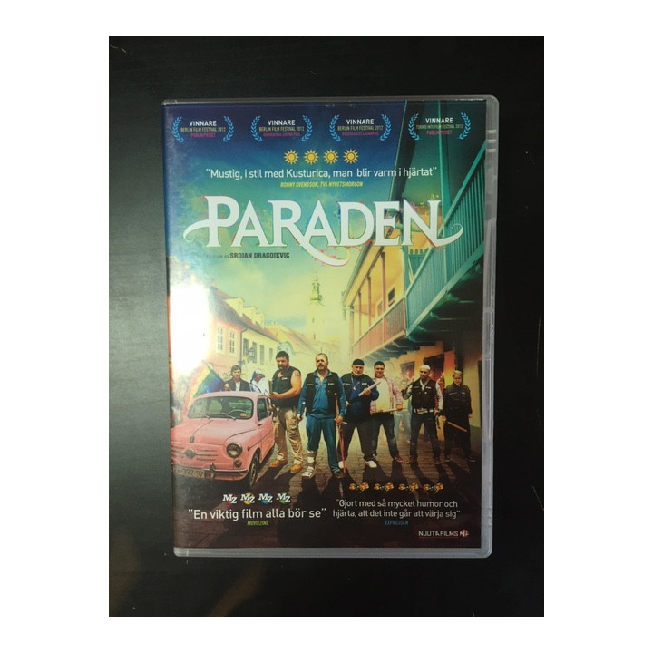 Parada DVD (VG+/M-) -komedia/draama- (ei suomenkielistä tekstitystä/ruotsinkielinen tekstitys)