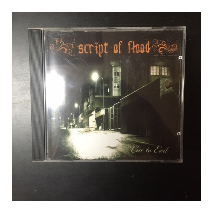 Script Of Flood - Cue To Exit CD (M-/M-) -gothic metal-
