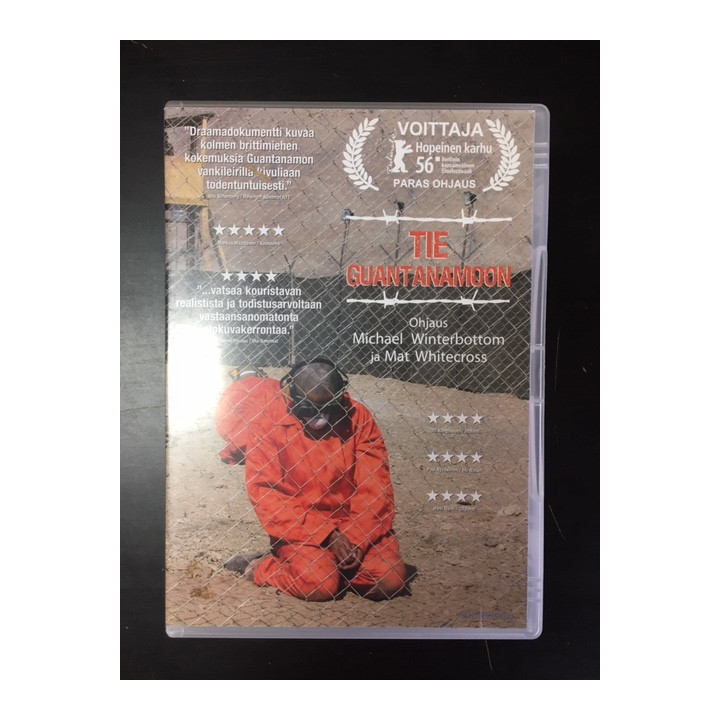 Tie Guantanamoon DVD (VG/M-) -dokumentti/draama-