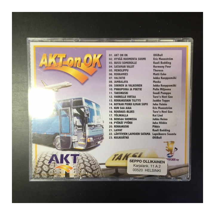 V/A - AKT on OK CD (VG+/M-)