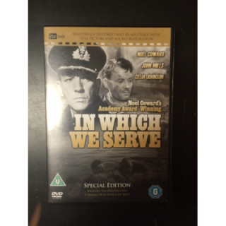 In Which We Serve (special edition) DVD (M-/M-) -draama/sota- (ei suomenkielistä tekstitystä)