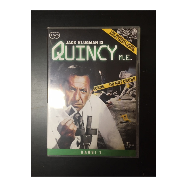 Quincy M.E. - Kausi 1 2DVD (VG+/M-) -tv-sarja-