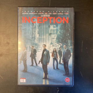Inception DVD (VG+/M-) -toiminta/sci-fi-