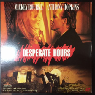 Desperate Hours LaserDisc (VG+/VG+) -jännitys-