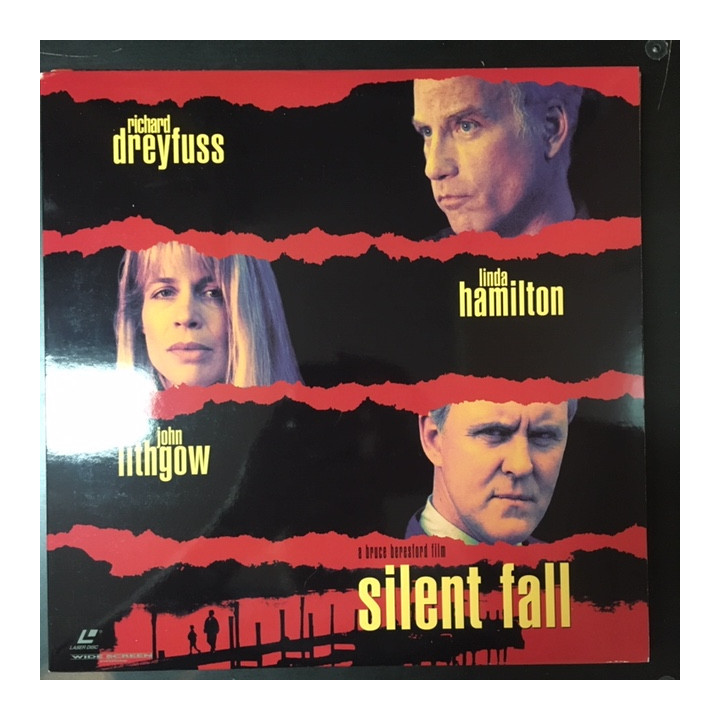 Silent Fall LaserDisc (VG/VG+) -jännitys-