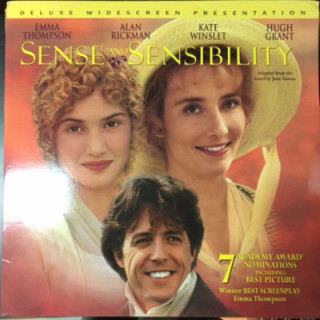 Sense And Sensibility LaserDisc (VG+/M-) -draama-