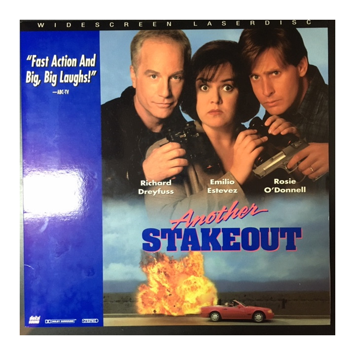 Another Stakeout LaserDisc (VG+/VG+) -toiminta/komedia-