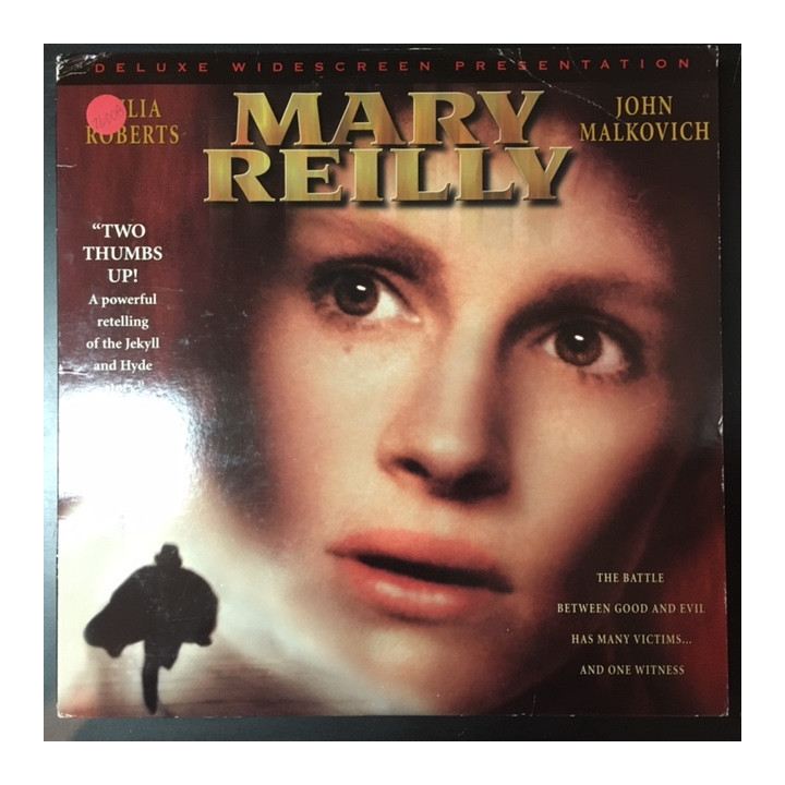 Mary Reilly LaserDisc (G/VG) -kauhu/draama-