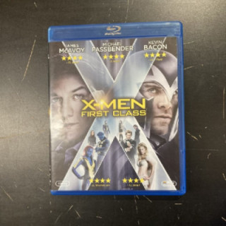 X-Men - First Class Blu-ray (M-/M-) -toiminta/sci-fi-
