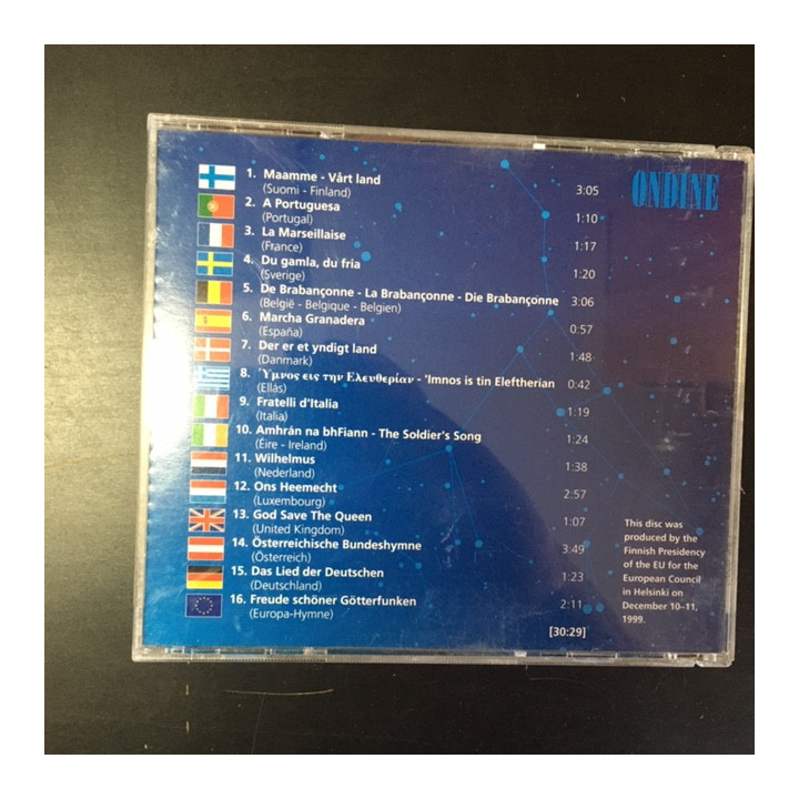 Tapiola Choir - National Anthems Of The EU Countries CD (M-/VG+) -klassinen-