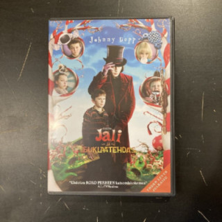 Jali ja suklaatehdas DVD (VG+/M-) -seikkailu/komedia-