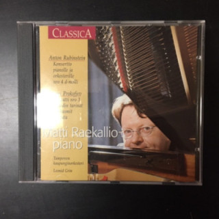Matti Raekallio - Piano CD (VG+/M-) -klassinen-