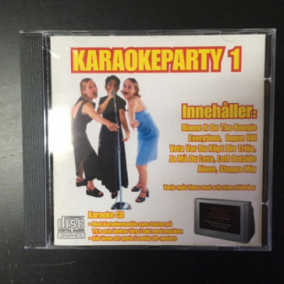 Svenska Karaokefabriken - Karaokeparty 1 CD+G (M-/M-) -karaoke-