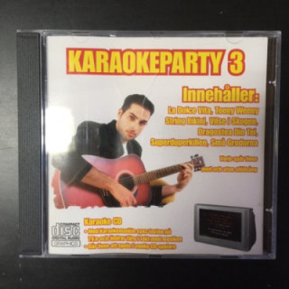 Svenska Karaokefabriken - Karaokeparty 3 CD+G (M-/M-) -karaoke-