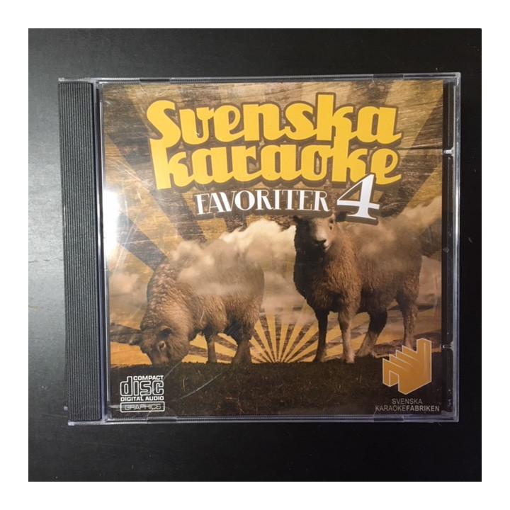 Svenska Karaokefabriken - Svenska karaokefavoriter 4 CD+G (VG+/M-) -karaoke-