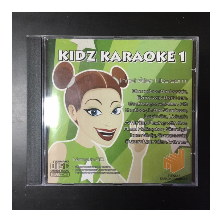Svenska Karaokefabriken - Kidz karaoke 1 CD+G (M-/M-) -karaoke-