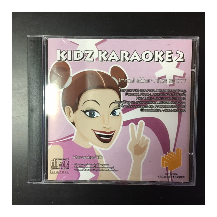 Svenska Karaokefabriken - Kidz karaoke 2 CD+G (M-/M-) -karaoke-