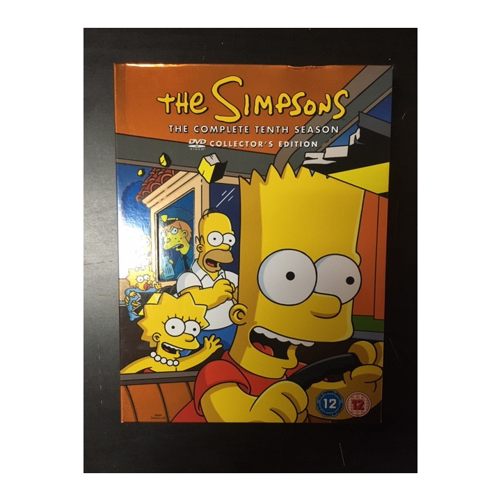 Simpsonit - Kausi 10 4DVD (M-/VG+) -tv-sarja-