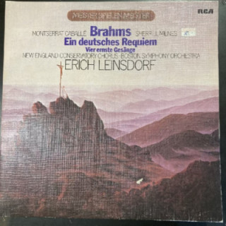 Brahms - Ein Deutsches Requiem / Vier Ernste Gesänge 2LP (VG+/VG+) -klassinen-