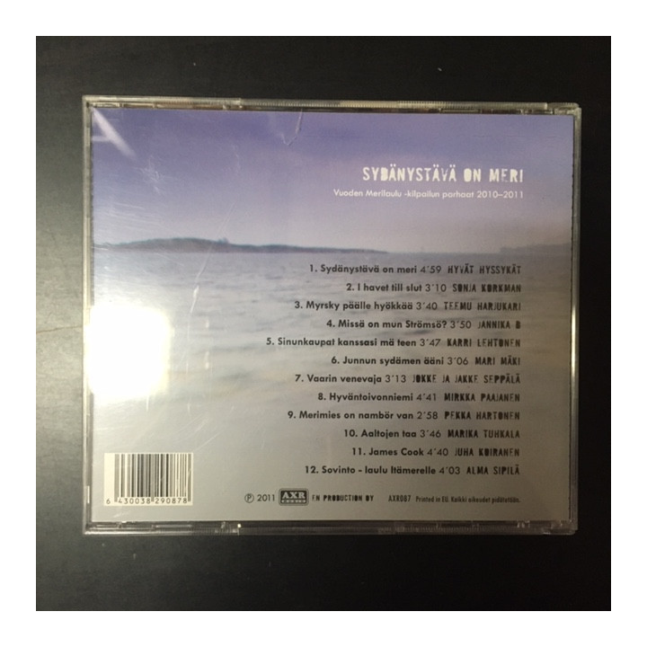 V/A - Sydänystävä on meri (Vuoden Merilaulu-kilpailun parhaat 2010-2011) CD (M-/VG+)