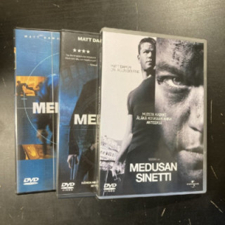 Bourne trilogia 3DVD (M-/M-) -toiminta-