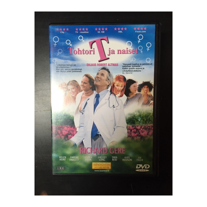 Tohtori T ja naiset DVD (VG+/M-) -komedia-