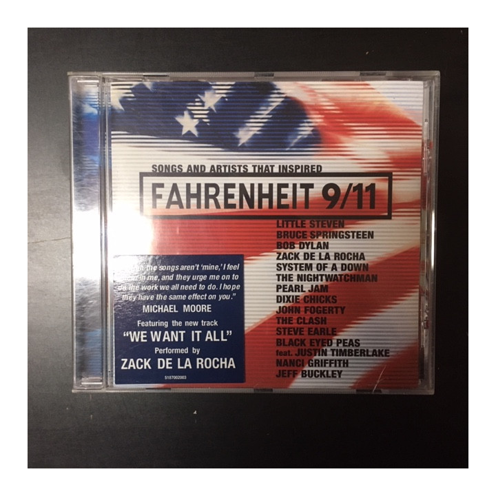 V/A - Songs And Artists That Inspired Fahrenheit 9/11 CD (M-/M-)