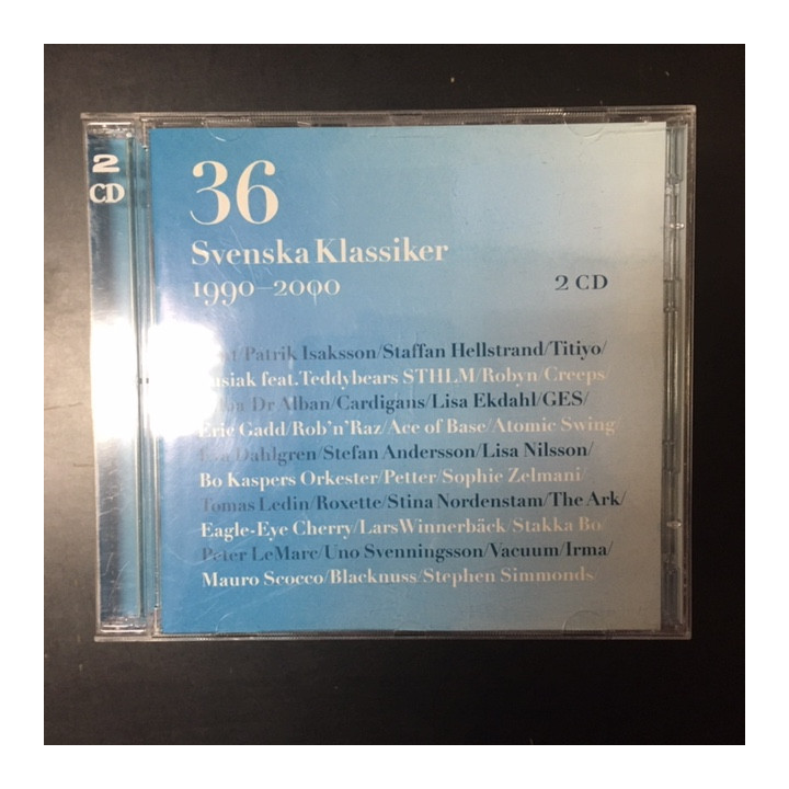 V/A - 36 svenska klassiker 1990-2000 2CD (M-/M-)