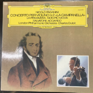 Salvatore Accardo - Paganini: Concerto Per Violino N.2 / La Primavera / Non Piu Mesta LP (M-/VG+) -klassinen-