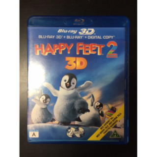 Happy Feet 2 Blu-ray 3D+Blu-ray (M-/M-) -animaatio-