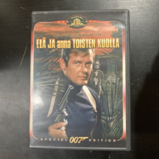 007 Elä ja anna toisten kuolla (special edition) DVD (VG+/M-) -toiminta-