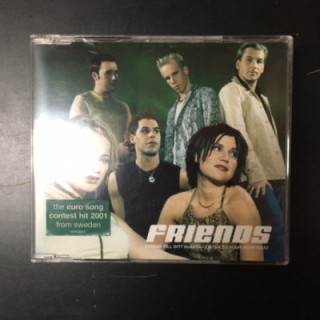 Friends - Lyssna till ditt hjärta / Listen To Your Heartbeat CDS (VG+/M-) -pop-