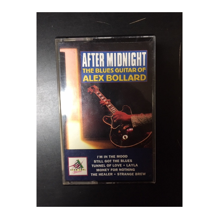 Alex Bollard - After Midnight (The Blues Guitar Of Alex Bollard) C-kasetti (VG+/M-) -blues rock-