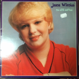 Jaana Wilenius - No sitä sattuu LP (VG+-M-/VG+) -iskelmä-