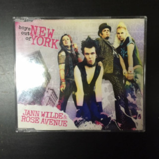 Jann Wilde & Rose Avenue - Boys Out Of New York CDS (VG+/M-) -glam pop-