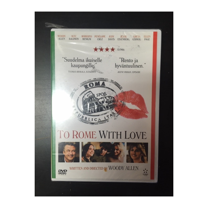 To Rome With Love DVD (avaamaton) -komedia-