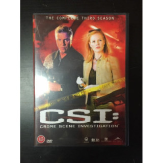 CSI: Las Vegas - Kausi 3 6DVD (VG+/M-) -tv-sarja-