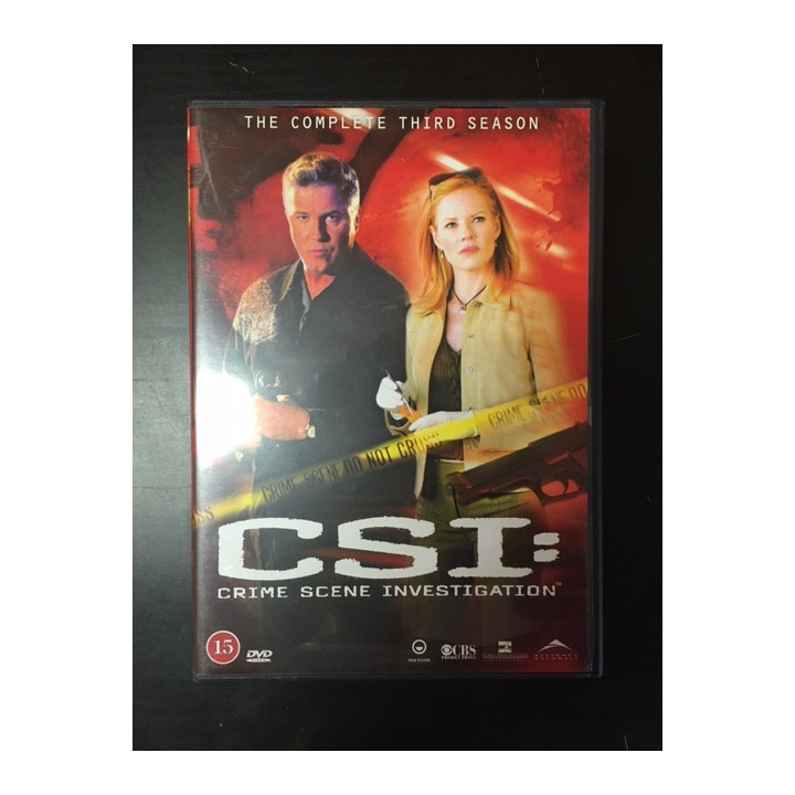 CSI: Las Vegas - Kausi 3 6DVD (VG+/M-) -tv-sarja-