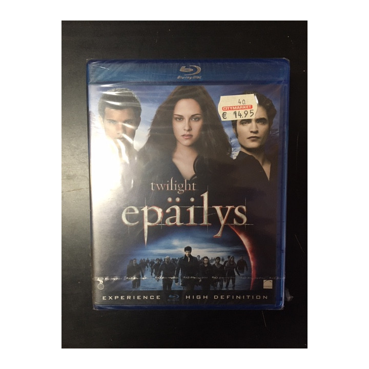 Twilight - Epäilys Blu-ray (avaamaton) -seikkailu/draama-