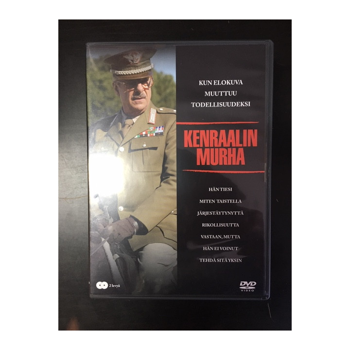 Kenraalin murha 2DVD (M-/M-) -draama-